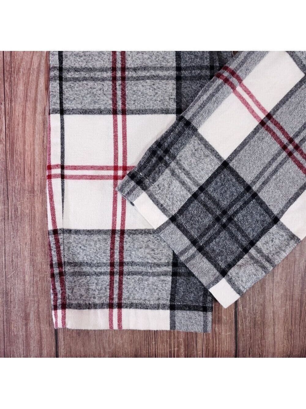 Roots Canada Womens Size XXS Flannel Pajama Lounge Pants Plaid Cotton - Picture 7 of 16